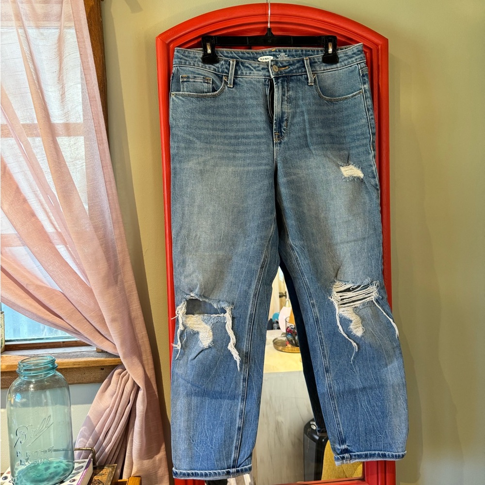 Old Navy Powerslim Straight High Rise Jeans